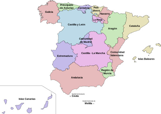 mapa de España